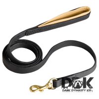 ‘King Kong’ Padded on Handle Leather Dog Leash