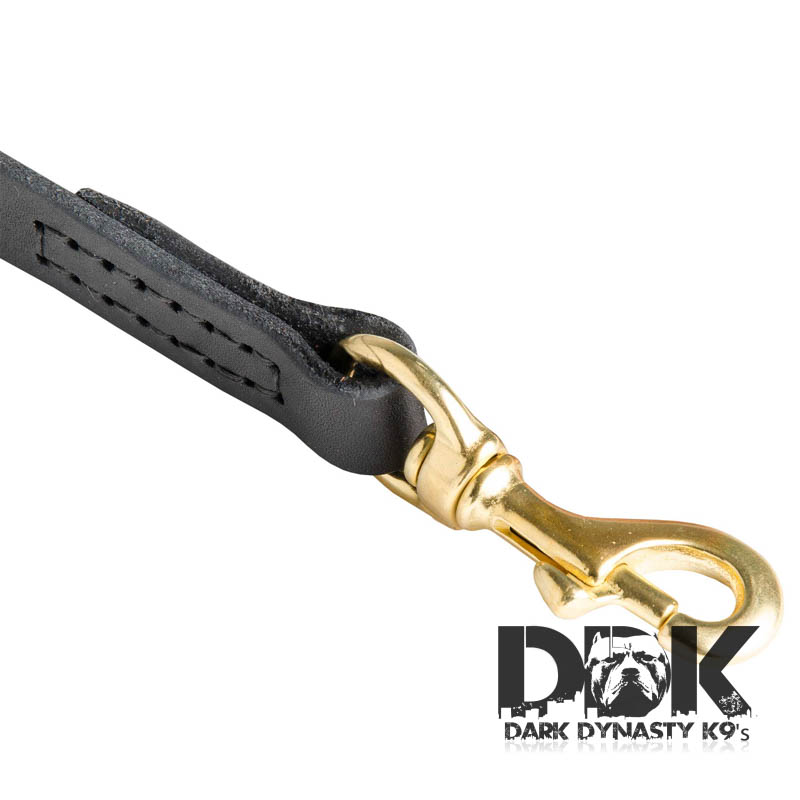 ‘King Kong’ Padded on Handle Leather Dog Leash